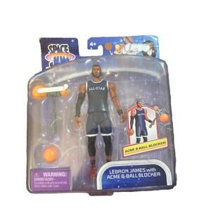 NIB LEBRON JAMES Space Jam A New Legacy 5" ACTION FIGURE ACME B-Ball Blocker VTG